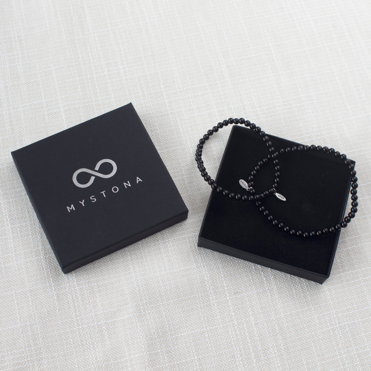 Schwarzer Turmalin Energie Armband