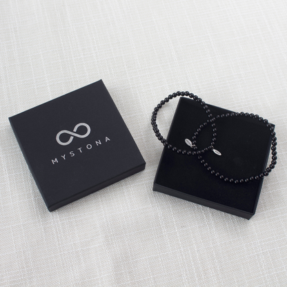 Schwarzer Turmalin Energie Armband