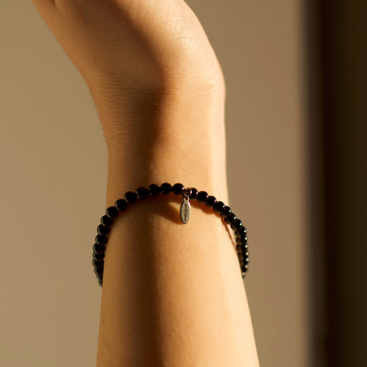 Schwarzer Turmalin Energie Armband