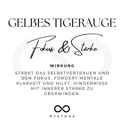Gelbes Tigerauge Energie Armband